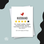 Funny Husband Birthday Card