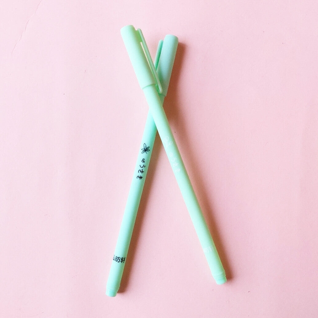 Light Green Gel Pens