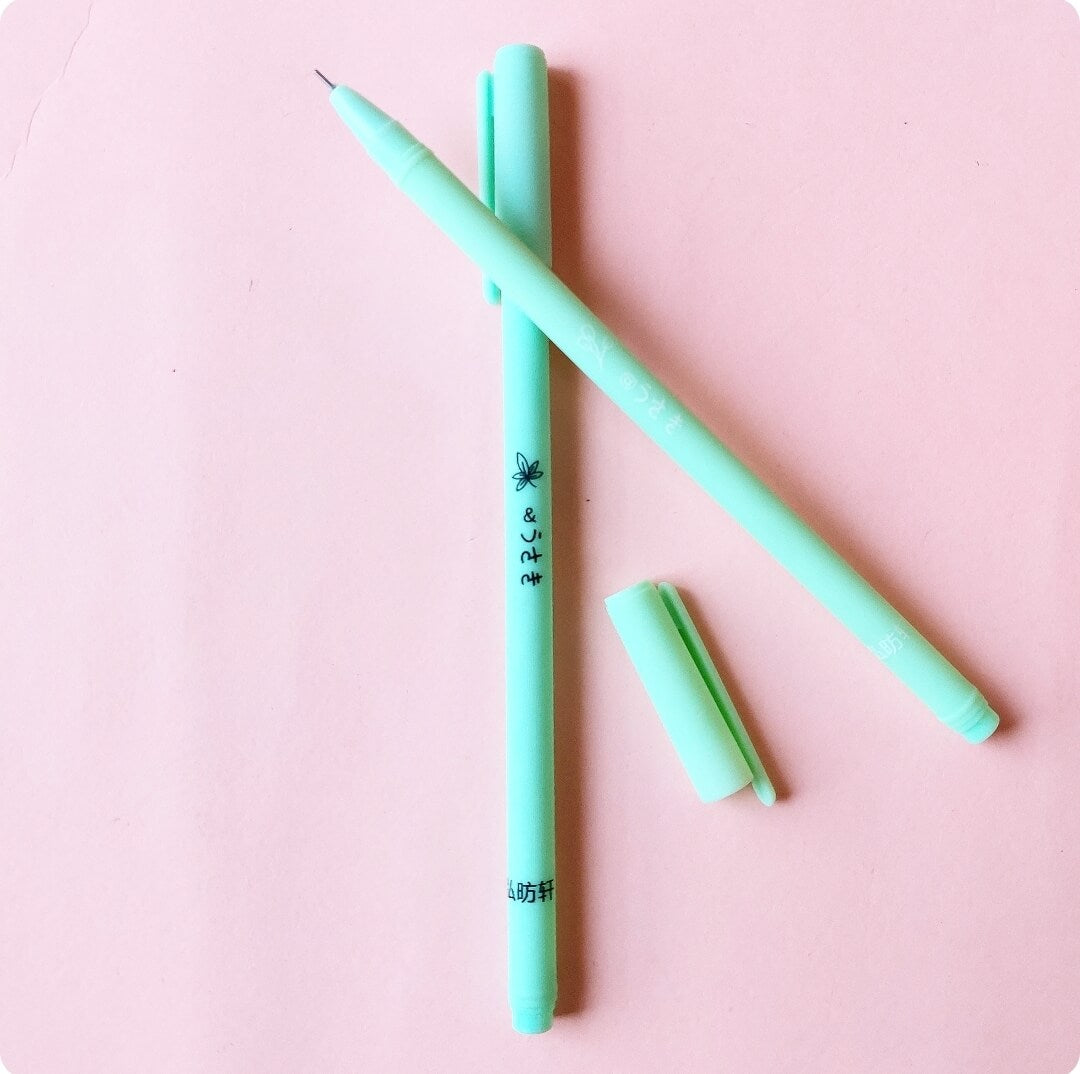 Light Green Gel Pens