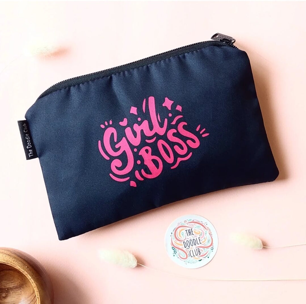 Girl Boss Black Pouch