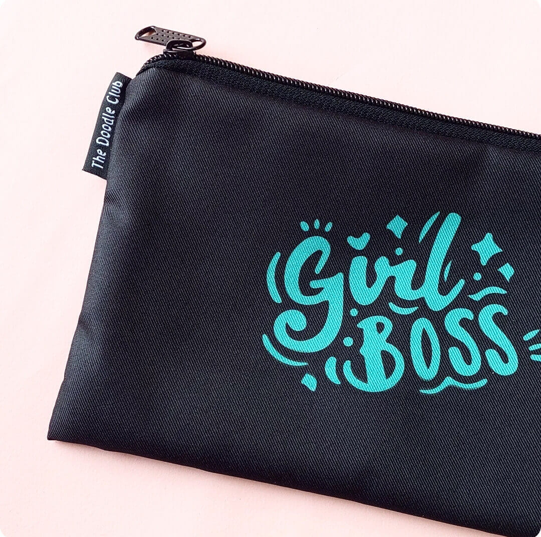 Girl Boss Mint Green Pouch
