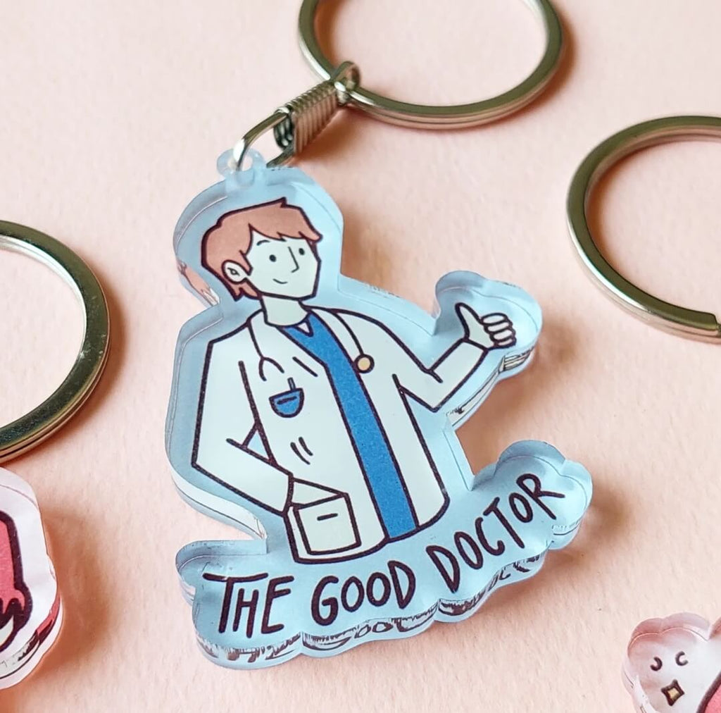 Set of 3 Medical Themed Acrylic Keychains