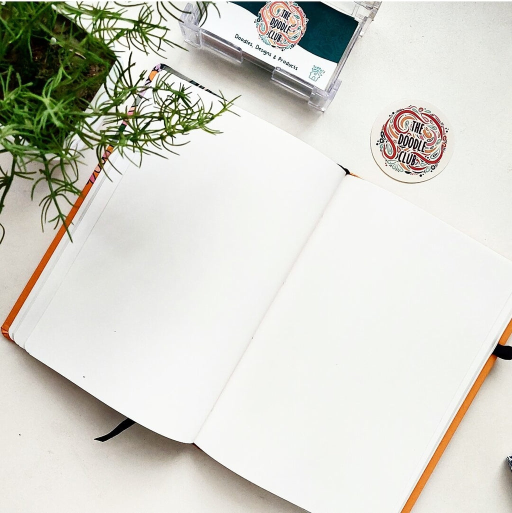 Grow through Floral Mustard Yellow Journal