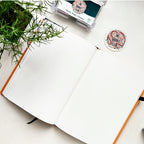 Grow through Floral Mustard Yellow Journal