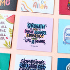 Growth is not a  Linear Journey - Fridge Magnet