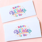Happy Birthday Envelopes