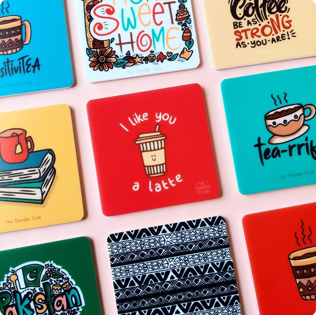 I like you a latte Acrylic Coaster
