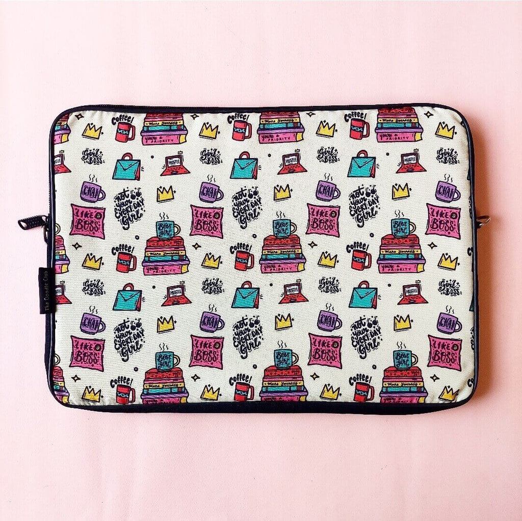 I'm the Boss Doodle Laptop Sleeve