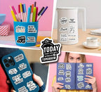 Set of 10 Inspiring Stickers