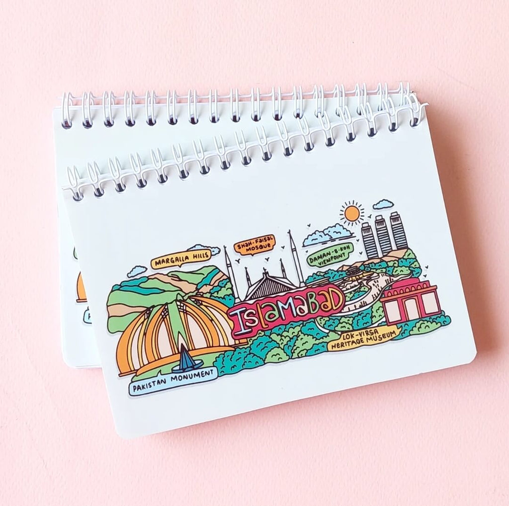 Islamabad Spiral Mini notepad