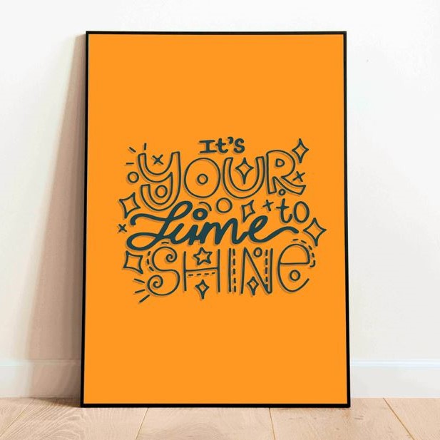 It's Your Time To Shine - Crystal Frame (Pre-paid)
