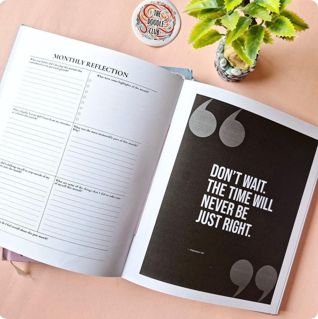 Journey to the Year –  Undated Yearly Journal Planner