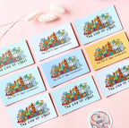 Karachi Off White Doodle Fridge Magnet (Sometimes)