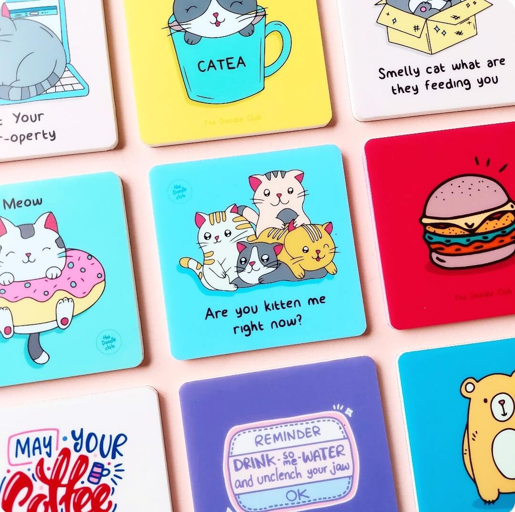 Are you Kitten me Acrylic Coaster