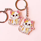 Kitty Love Acrylic Keychain