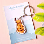 Labrador Butterfly Acrylic Keychain