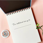 Leaves Doodle Periwinkle Sketchbook