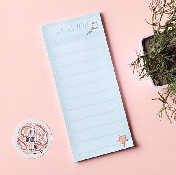 Lets Do This Doodle Checklist