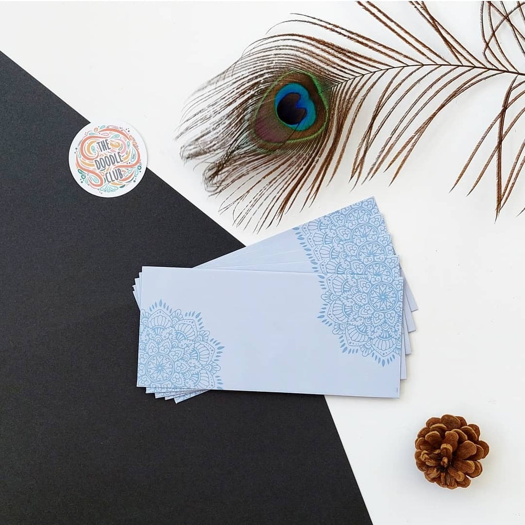 Lilac Mandala Envelopes