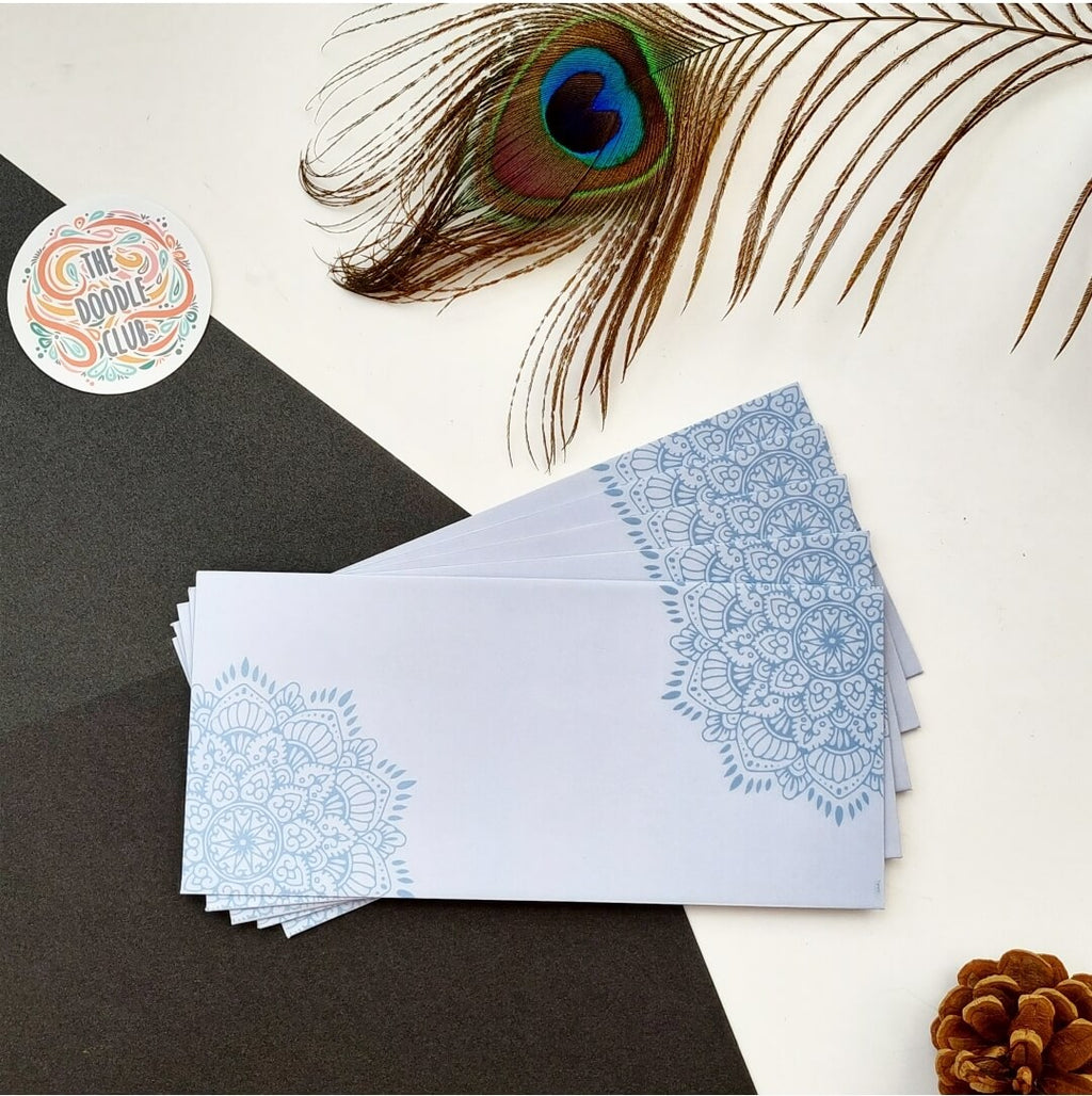 Lilac Mandala Envelopes