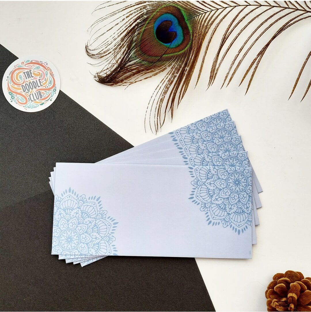 Lilac Mandala Envelopes