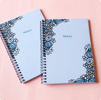 Lilac Swirls A5 Spiral Notebook
