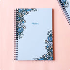 Lilac Swirls A5 Spiral Notebook