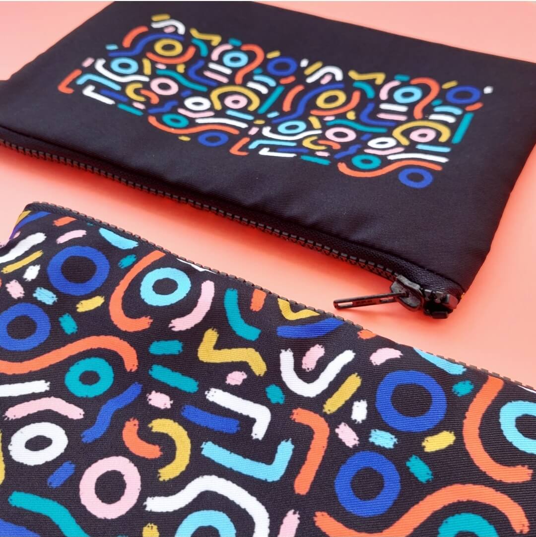 Lior Maze Zipper Pouch