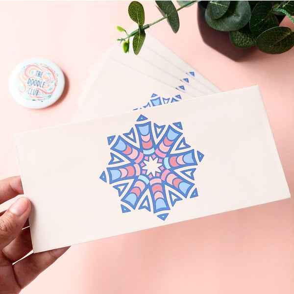 Lyla Offwhite Mandala Envelopes