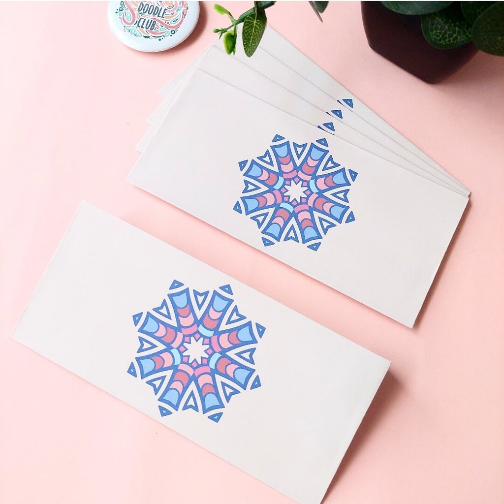 Lyla Offwhite Mandala Envelopes