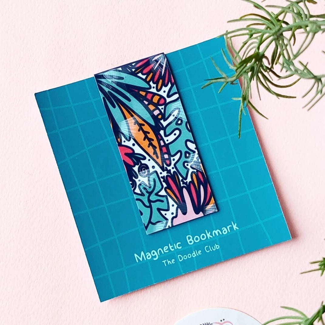 Blooming Forest 3D Magnetic bookmark