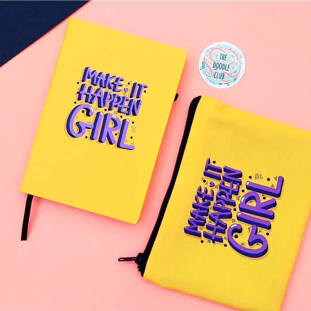 Make it happen girl - Mustard Journal