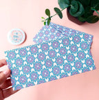 Mandala Pattern Purple And Offwhite Envelopes