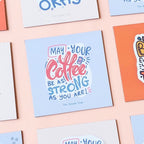 May your Coffee Purple- Fridge Magnet