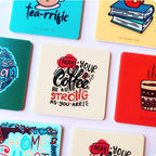 May your Coffee Acrylic Coaster Brown