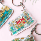 Minor Fault - Lahore Doodle Acrylic Keychain