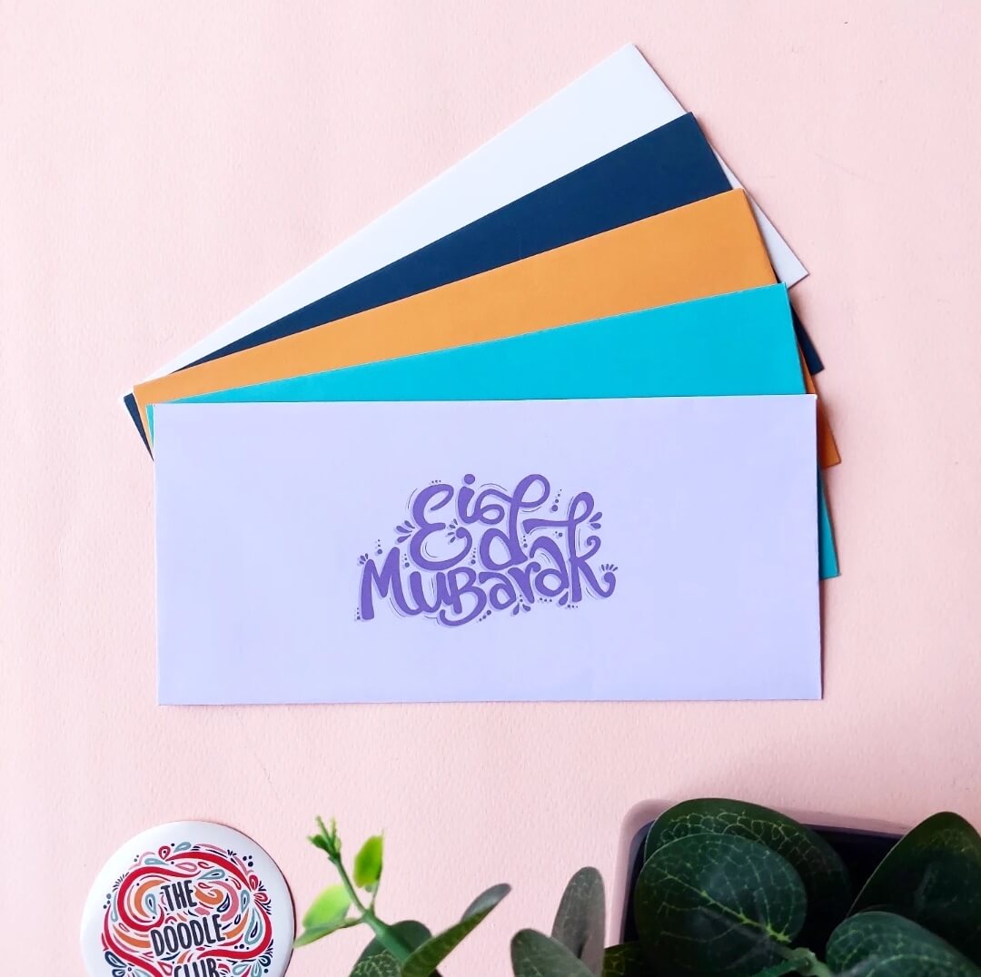 Mix Pack Eid Mubarak Envelopes