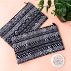 Monochrome Doodle Pouch