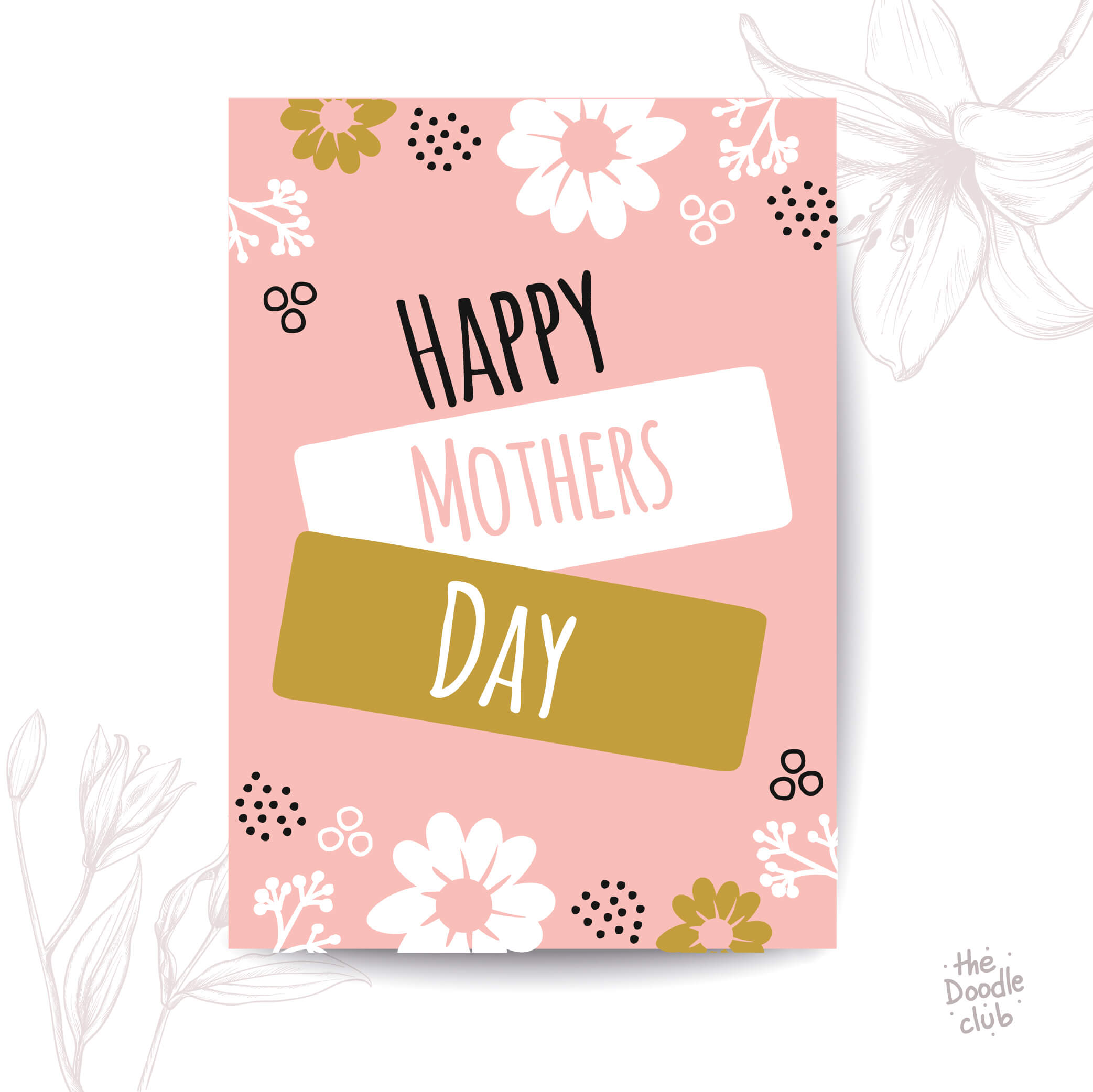 Happy Mothers Day Mustard Card