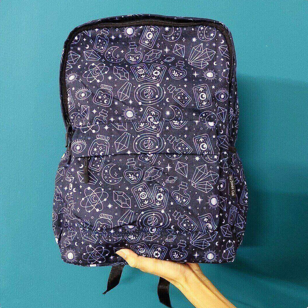 Mystical Stardust - Navy Blue Backpack