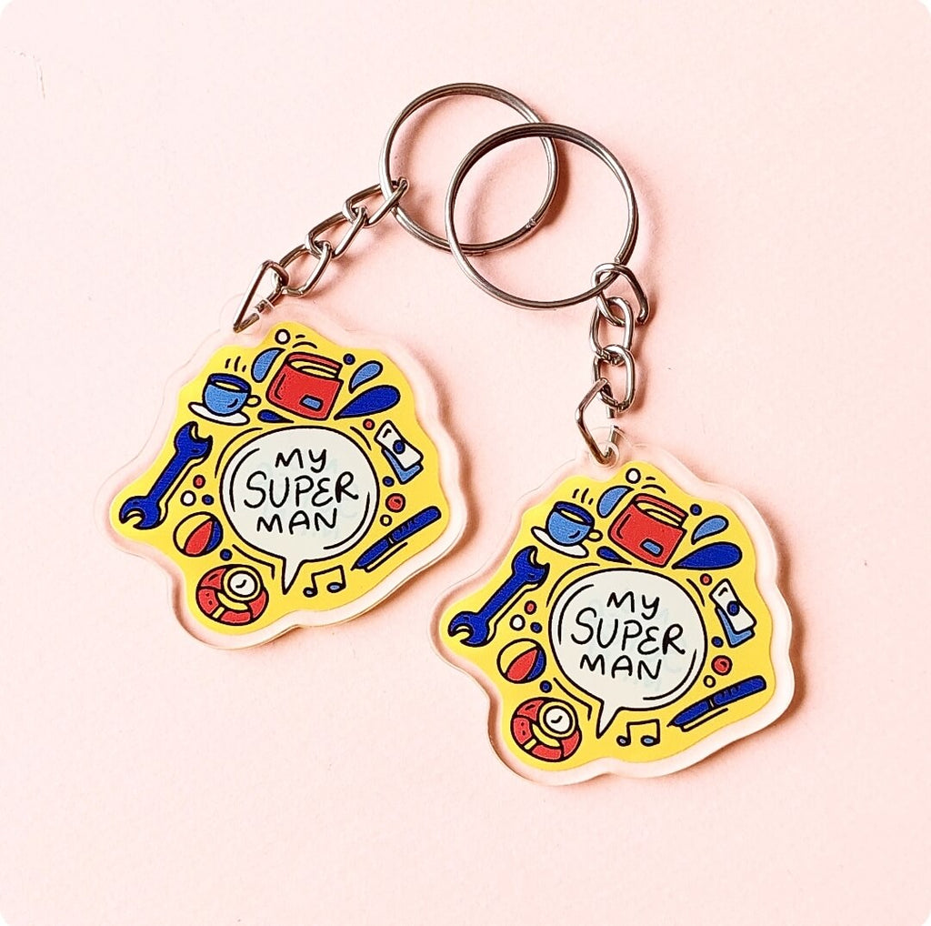 My Super Man - Acrylic Keychain