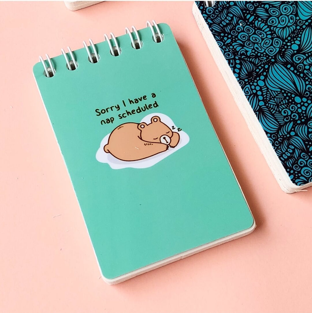 Nap Bear Mini Notepad