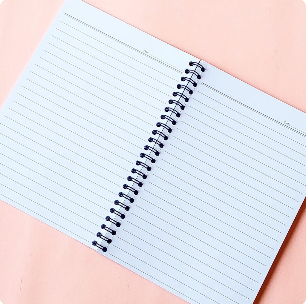 One Day at a Time A5 Spiral Notebook