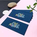 Navy Pastel Rainbow Eid Mubarak Envelopes