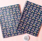 Rainbow Stars Navy A4 Spiral Notebook