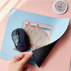 Not Your Purroperty - Cute Cat Blue Mousepad