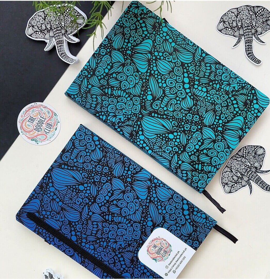 Ocean Hues Doodle Journal