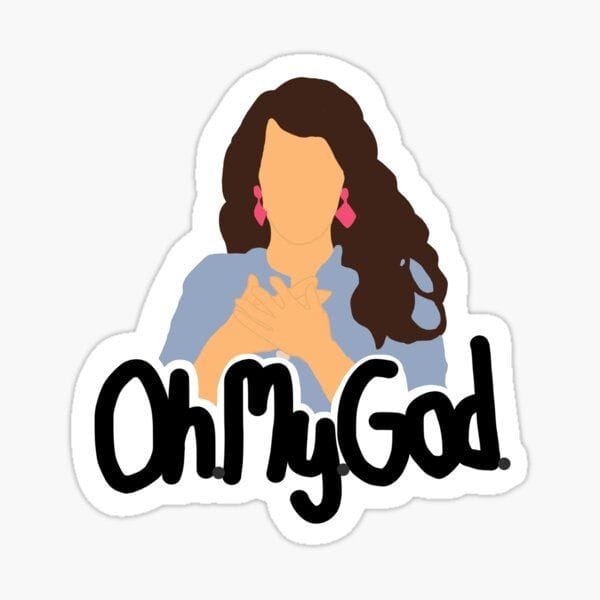 Set of 10 FRIENDS sticker pack