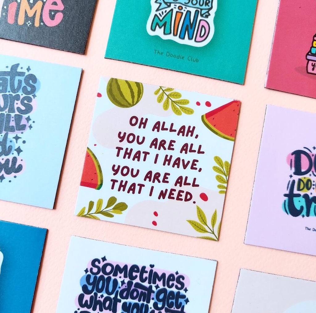 OH ALLAH You Are All - Fridge Magnet