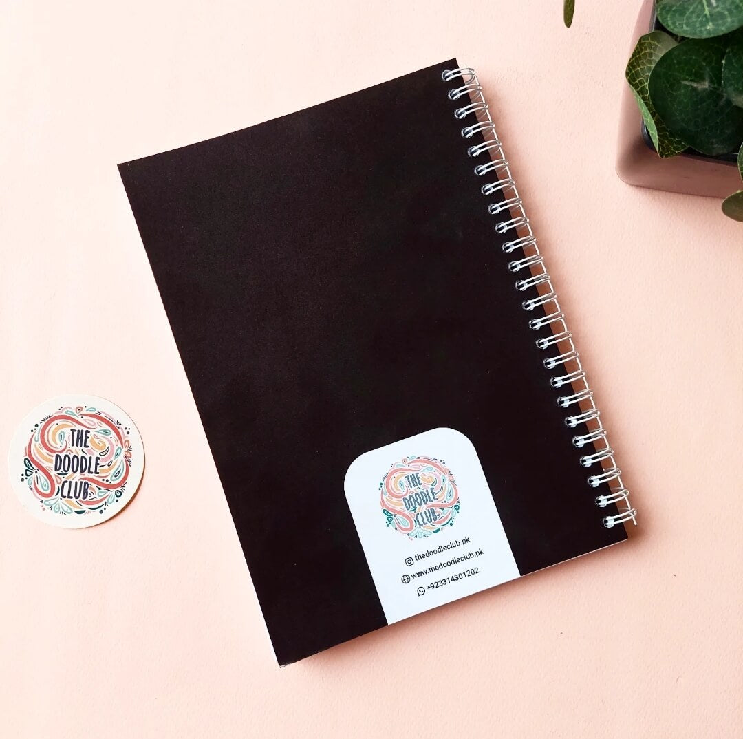 One Day at a Time A5 Spiral Notebook